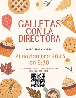 Galletas con la directora